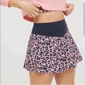 Offline by Aerie Real Me Leopard Skort Pink & Navy